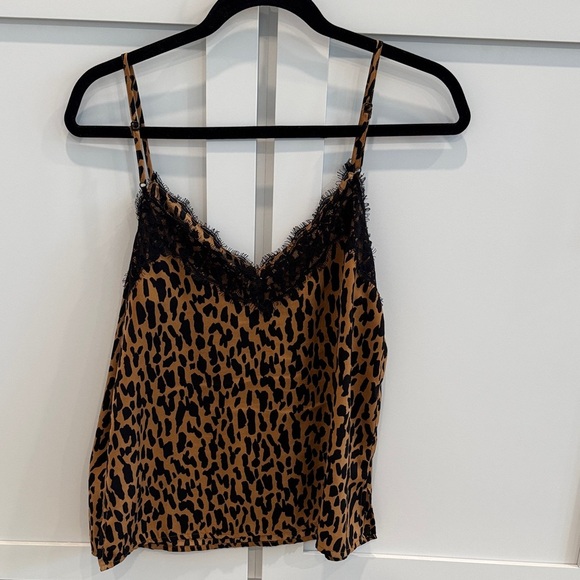 BP Leopard Print Camisole with Black Lace - Picture 4 of 4